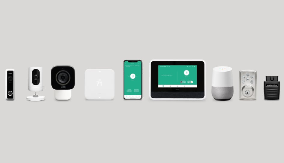 Vivint home security product line in Lincoln